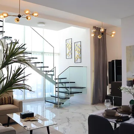 Opulent 2Br Duplex Apartment In Masdar City Abu Dhabi Exterior photo